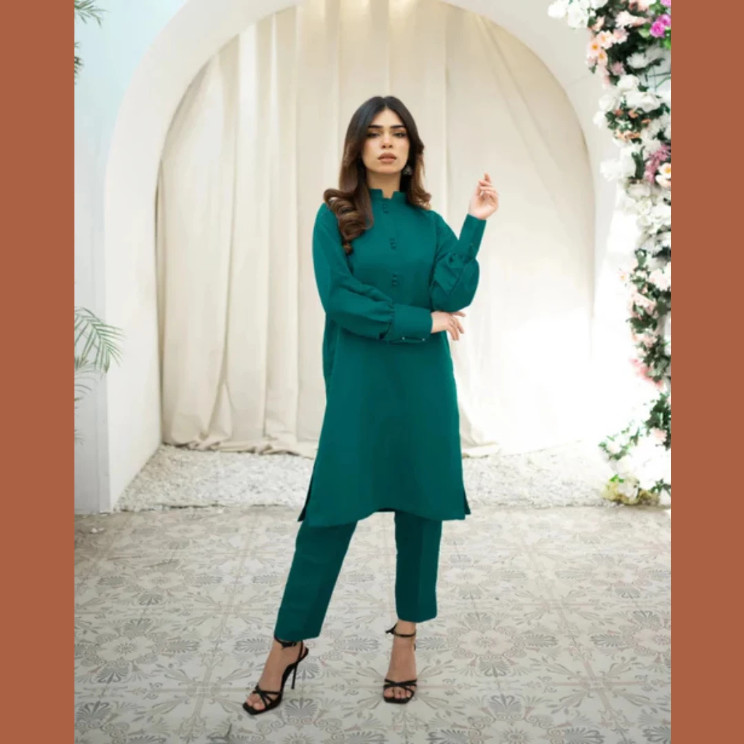 Cactus Green Two-Piece Set