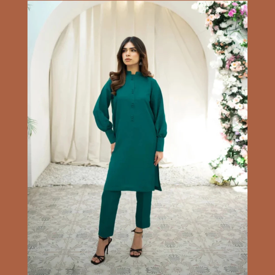 Cactus Green Two-Piece Set