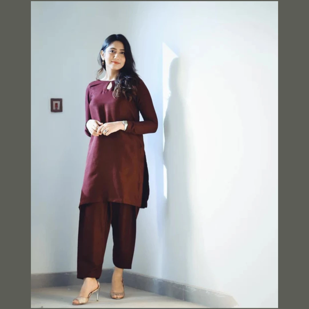 Maroon Classic Two-Piece
