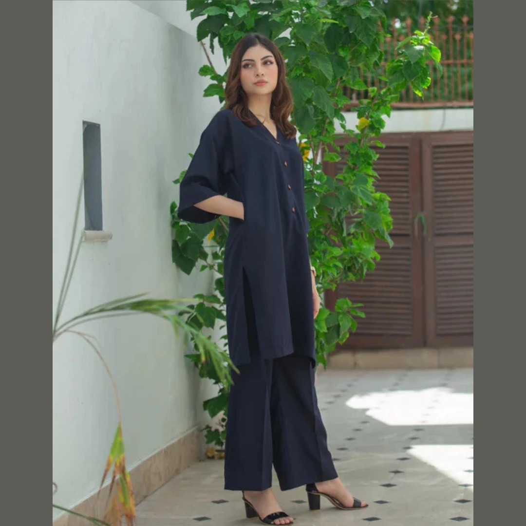 Navy Blue Essential Two-Piece