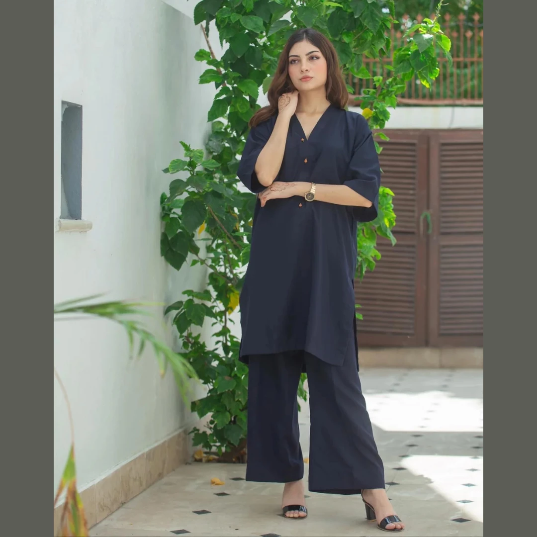 Navy Blue Essential Two-Piece