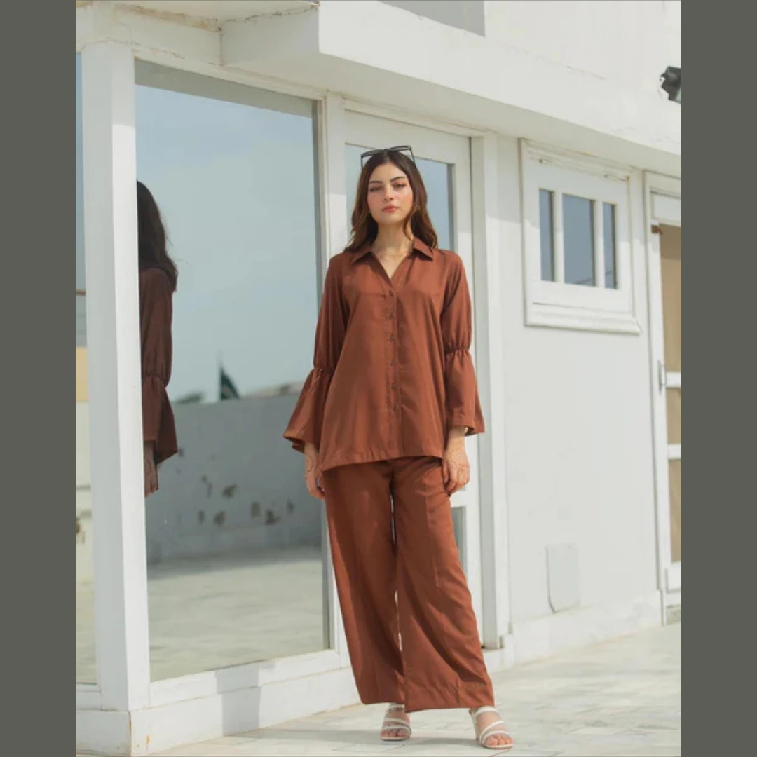 Brown Mocha Two-Piece Suit