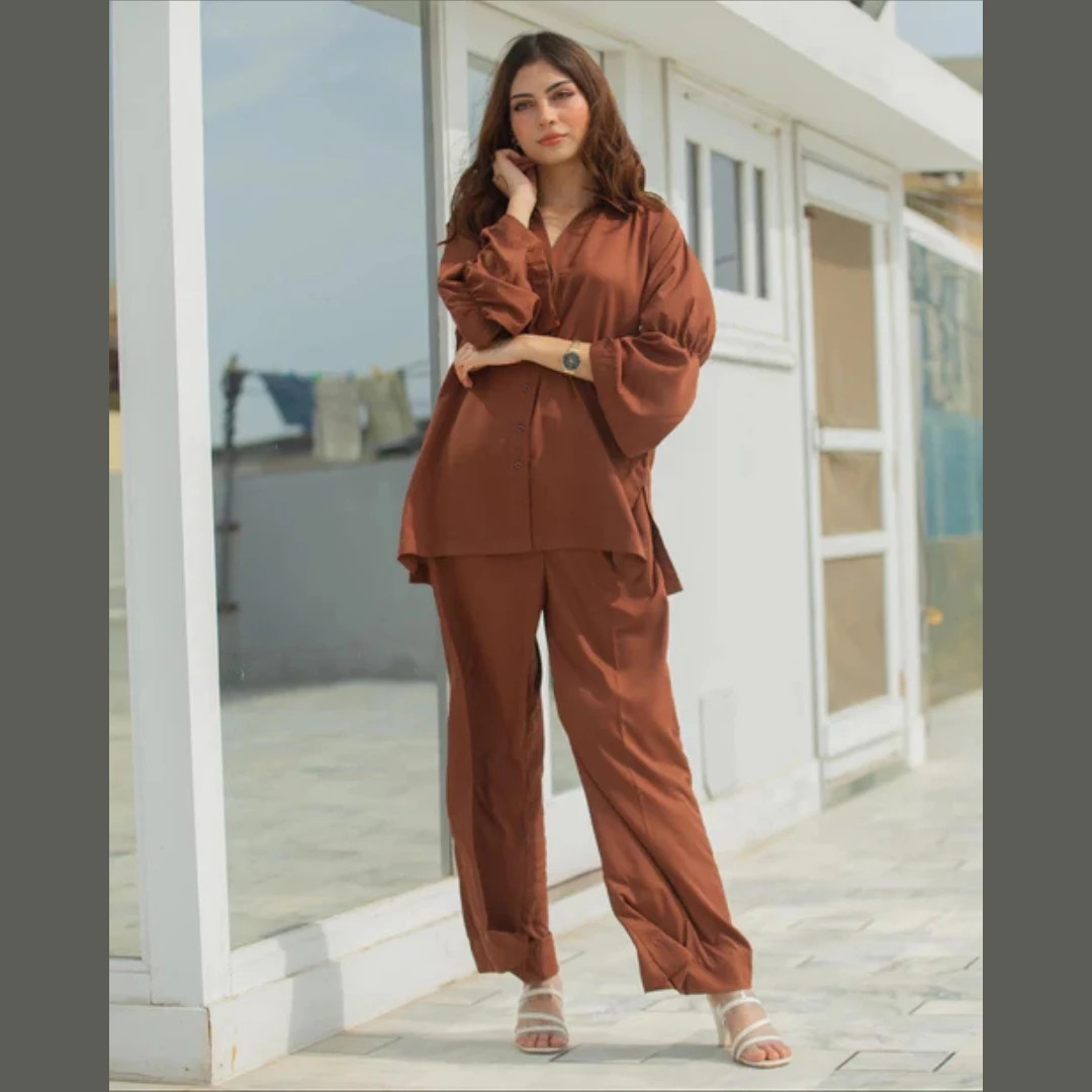 Brown Mocha Two-Piece Suit