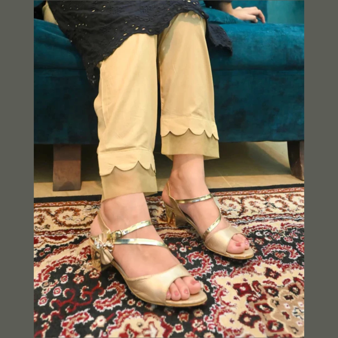 Beige Tailored Trouser